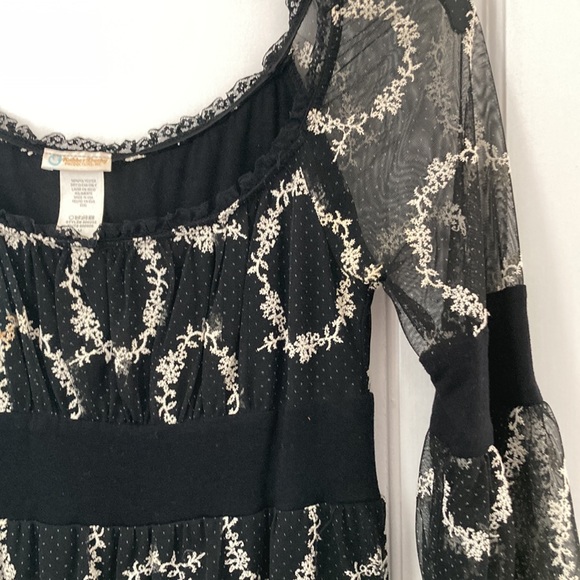 Sz M ModCloth Empire Waist Dress - Picture 4 of 5